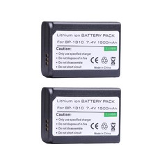 배터리호환 NX5 NX10 NX11 NX20 NX100 디지털 1310 EDBP1310 1500mAh BP1310 BP1310 BP, 2 battery