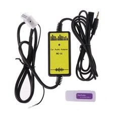 자동차 USB Aux in CD 어댑터 MP3 플레이어 라디오 인터페이스 12 핀 VW Audi Skoda Seat|자동차 MP3 플레이어|, 1개, 단일