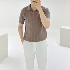 남자오픈카라니트