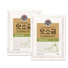 CJ 백설 맛소금, 1kg, 2개