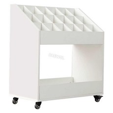 촬영장비보관함 카메라 스튜디오 선반 수납 정리대, 흰색18칸/보관함67.7x36.4x70cm, 1개
