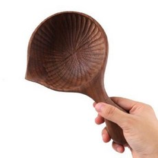 핸드메이드 제작 월넛 소북유럽 수작목기 흑호두나무 체리우드 간식 떡샐러드 작은 그릇, 01 체리우드 21.5x14(핸들 포함)