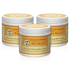 Medicine Mama's Apothecary Sweet Bee Magic All in One Healing Skin Cream 3 Count/12 Ounces Total