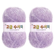 Yarna 高級菜瓜布毛線 80g, 2個, 132 淡紫色