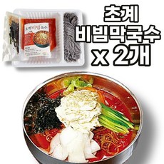 선제이피지 웰빙음식 새콤달콤 시원한 초계 양념 비빔막국수, 2개, 480g