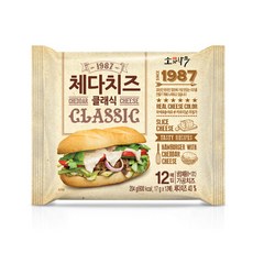 [동원]소와나무 체다치즈 클래식 총 60매, 204g, 5개