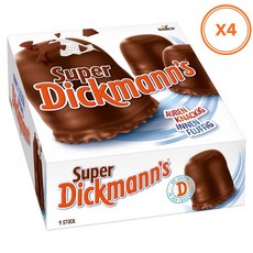 Dickmans 딕만스 슈퍼 딕맨스 초콜릿 250g 4팩, 4개