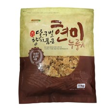 현미 숭늉 끓여먹는 누룽지 누릉지 1kg, 1개