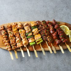 신의푸드 국내산 모둠꼬치 450g (45g*10개)+소스 2종 2개(냉동) 2세트, 1개