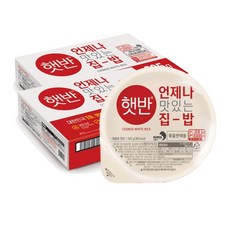 햇반 백미밥, 205g, 36개