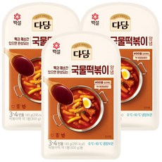 CJ 다담 국물떡볶이양념 145g, 3개