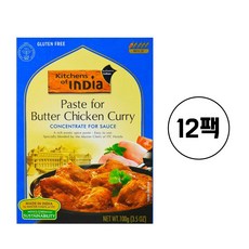 버터 치킨 커리 페이스트 키친 오브 인디아 100g 12팩