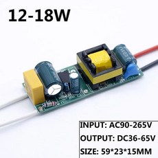 드라이버 보드 전원 공급 장치 파형, 05 12-18W DC36-65V, Output 280-300mA, [01] Output 280-300mA, 1개