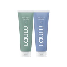 라울루 무불소 천연치약 세트 (오리지날+미백), 120g, 1개