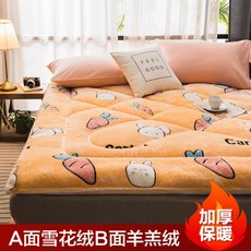 박나래토퍼 삼분의일바닥 삼둥이 효리네민박 차박 바닥용 구스 토퍼, B