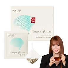 8APM 딥 나잇 티 흑하랑상추 티백 20개입 이지영 상추차, 1개, 30g