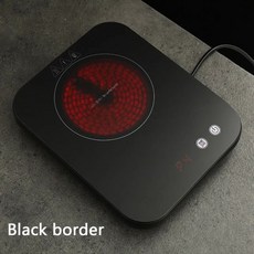 인덕션 미니 전기곤로 핫플레이트 전기 세라믹 스토브 가정용 차 메이커 우유 워머 오피스 히터 도자기 화로 유도 조리기 55 ℃ 보온 유지 110V 220V, AU, Black border, 20) Black border AU