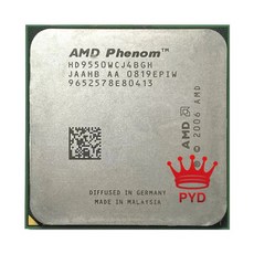 AMD Phenom X4 9550 2.2 GHz 쿼드코어 CPU 프로세서 HD9550WCJ4BGH 소켓 AM2 +, 한개옵션0