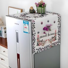北歐風冰箱防塵罩, 花香A
