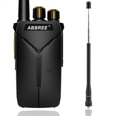 무전기 ABBREE AR-F1 Walkie Talkie 10km Long Range 5W UHF 400-470MHz VOX Ham CB Portab [A00043562], 05-add antenna-43562