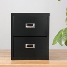 테이블서랍 책상 정리 서랍장 2단 철제 문구 사무 용품 수납함 미니서랍장 2단미니서랍 책상서랍 책상미니서랍 사무실책상서랍제품, 화이트