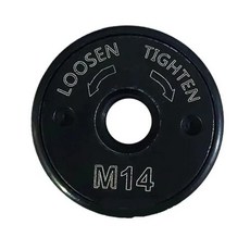 앵글 연마기 클램핑 플랜지용 퀵릴리즈 플랜지 너트 M14 나사 앵글 연마기 릴리스 잠금 너트 프레싱 플레이트 1 개, 없음