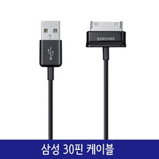 삼성 30핀 케이블 (갤럭시 탭 케이블), 01. 삼성 30핀 케이블-블랙