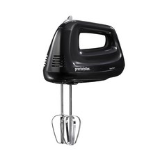 Proctor Silex Easy Mix 5단 스피드 전기 핸드 믹서 볼 받침대 포함 컴팩트하고 경량 100와트의 출력 블랙 (62511)