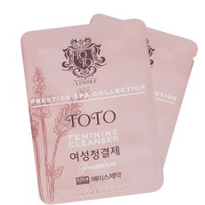 에이스제약 토토 프리미엄 일회용 3ml 여성 청결제 100개 - 1회용/파우치/업소용/휴대용/여행용/모텔/호텔/객실/숙박업소