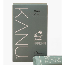 맥심 카누 디카페인라떼 10입 X 3박스, 10개입, 3개
