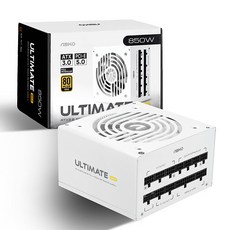 앱코 ULTIMATE GX850 80PLUS GOLD 풀모듈러 ATX 3.0 화이트 파워 (ATX 850W), 1개, 선택하세요