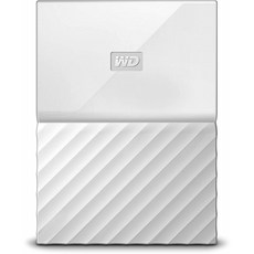 WD My Passport 4 TB 휴대용 하드 드라이브 및 PC용 자동 백업 소프트웨어 Xbox One 및 PlayStation 4 - 흰색, 단일옵션, 1
