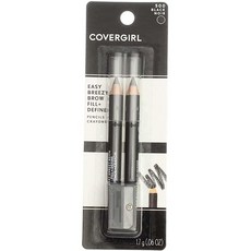 CoverGirl 프로페셔널 브로우 & 아이 메이커 셰이퍼 아이라이너 미드나잇 블랙 500 1.7g(0.6oz) (2팩)