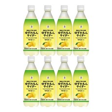 세븐일레븐 유자 레몬 사이다 500ml, 8개