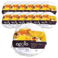 [서울/경기 새벽배송] APOLLO 과일치즈 망고 앤 멜론 200g x 3개 x 4세트, 1세트