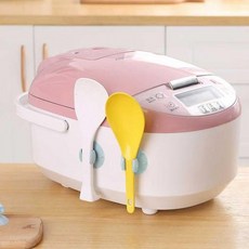 실리콘 부착 밥 주걱 보관 걸이 홀더 거치대 받침대 흡착 주방 꽂이 조리 도구, 상세페이지 참조, 1개