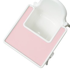 [찹차비] 이케아 아기식탁의자 안틸로프 실리콘 매트 이레카, 크림 핑크