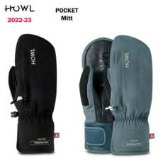 HOWL 하울 22-23 스노우 보드 스키 벙어리 장갑 POCKET Mitt, DARK TEAL
