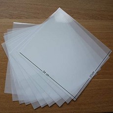 T S S 10 x 시트 (210mm x 240mm) 아크릴 핫픽스 라인스톤 전달 용지/블링 모티브 제작용 필름 다회용, 단일상품