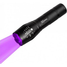 이태리 디디스키 LED UV 토치 램프 395 NM 자외선 블랙 라이트 램프 스포트라이트 UV 스포트라이트 동물, 1