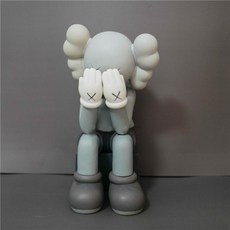 카우스 인형 피규어 앉아있는 KAWS, 앉아있는 카우스 그레이, 28cmcm