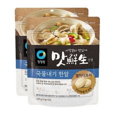 청정원 맛선생 멸치디포리 국물내기 한알, 100g, 2개