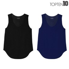 탑텐 여성 코튼모달 베이직 탱크탑