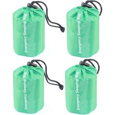 4pack 비상 생존 침낭 캠핑 하이킹 아웃도어 액티비티 여행 내구성 경량 컴pack트 담요