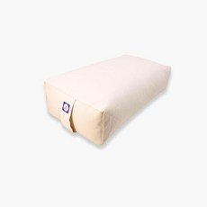직사각형 코튼요가볼스터요가베개요가쿠션인요가볼스터이옌가르요가볼스터, Off-white