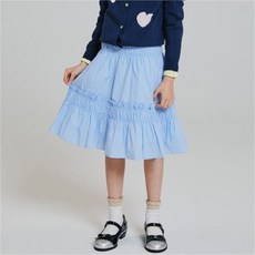 HAZZYS KIDS 뉴컬러 우븐 스커트 HQS12SA51M BU