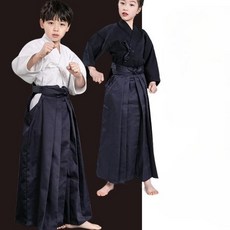 검도복 상하의 기능성 고급 사계절 남성 여성 어린이 일본 검도 복 네이비 블랙 화이트