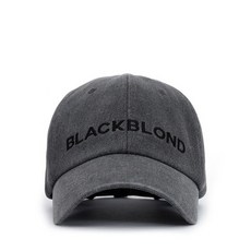 블랙블론드 BBD Classic Logo Denim Cap Dark Gray