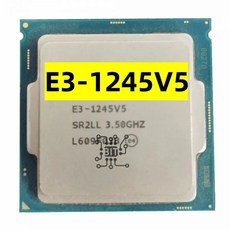 XEON E3-1245V5 3.5GHz 쿼드 코어 프로세서 컴퓨터 CPU E3-1245 V5 흩어진 조각 E3 1245 V5