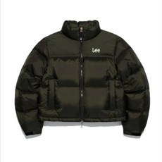 [Lee] 리 23F/W 우먼 크롭 숏 다운 브라운 LE2304DP60BR